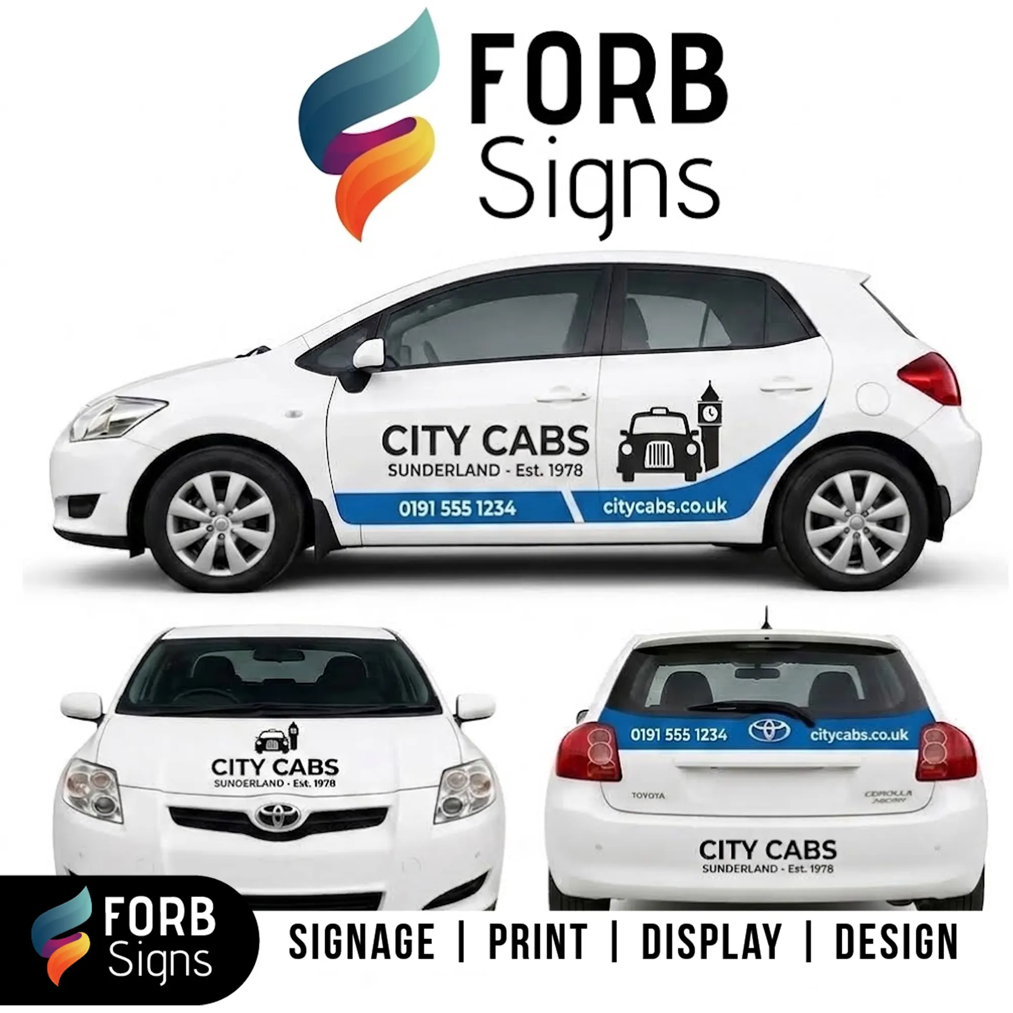 Taxi Signage